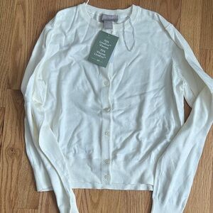Women's Off- White Cardigan Sweater